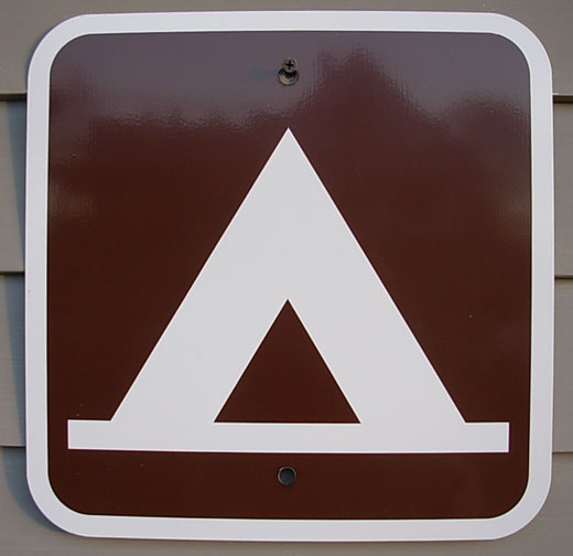Tenting Sign
